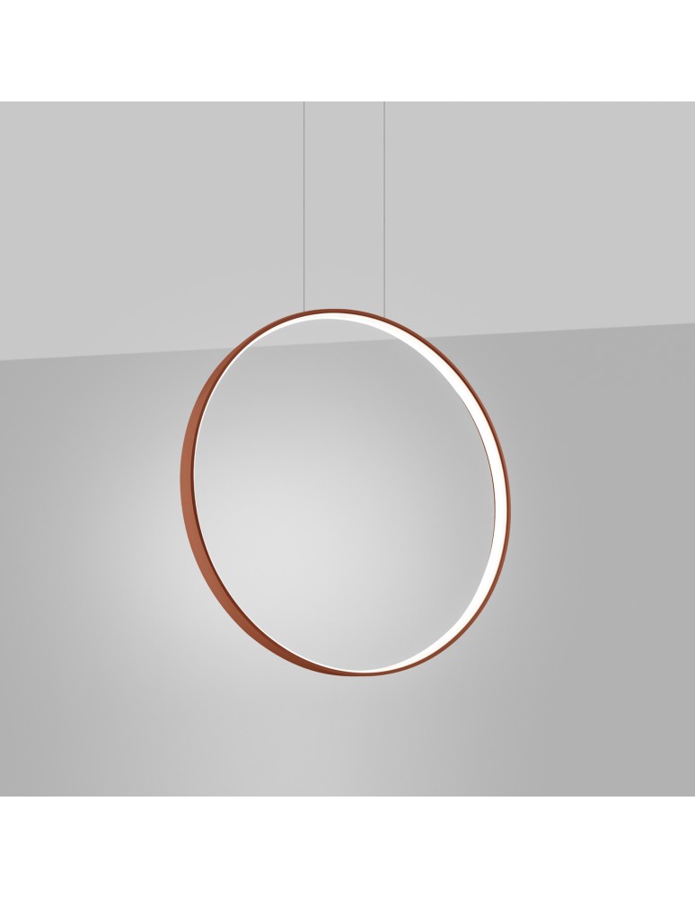 Pendant lamps circles - Thoro RIO 55 ochre red LED 4000K pendant lamp TH.408 - product kolory-swiatla.pl 3