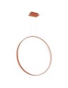 Thoro pendant lamp RIO 78 ochre red LED 4000K TH.409