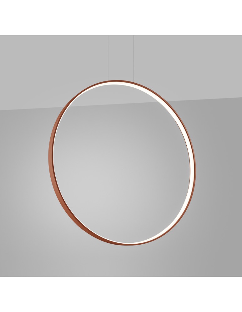 Pendant lamps circles - Thoro pendant lamp RIO 78 ochre red LED 4000K TH.409 - product kolory-swiatla.pl 3