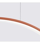 Pendant lamps circles - Thoro pendant lamp RIO 78 ochre red LED 4000K TH.409 - product 4