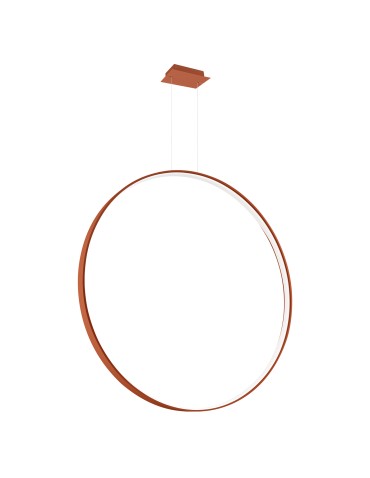 Thoro pendant lamp RIO 110 ochre red LED 4000K TH.410
