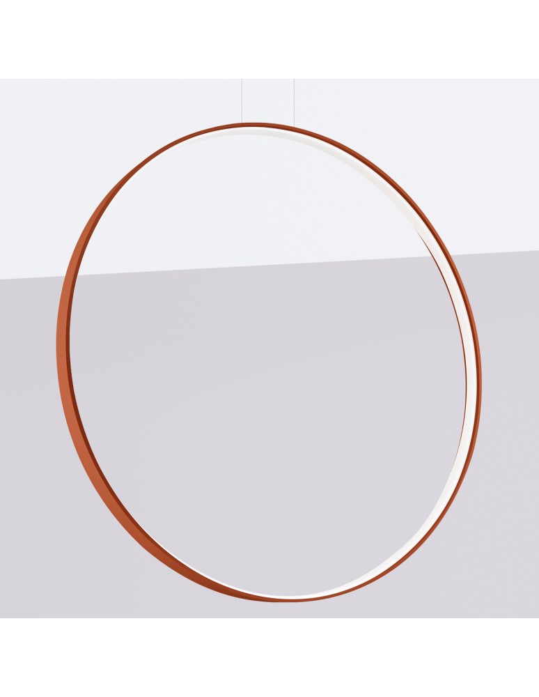 Pendant lamps circles - Thoro pendant lamp RIO 110 ochre red LED 4000K TH.410 - product kolory-swiatla.pl 2