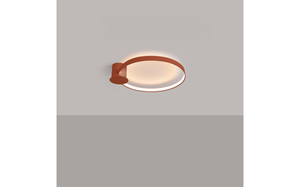 Thoro Plafon RIO 55 ochra czerwona LED 3000K TH.411