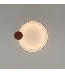 Ring ceiling lamps - Thoro Plafond RIO 55 ochre red LED 3000K TH.411 - product 7