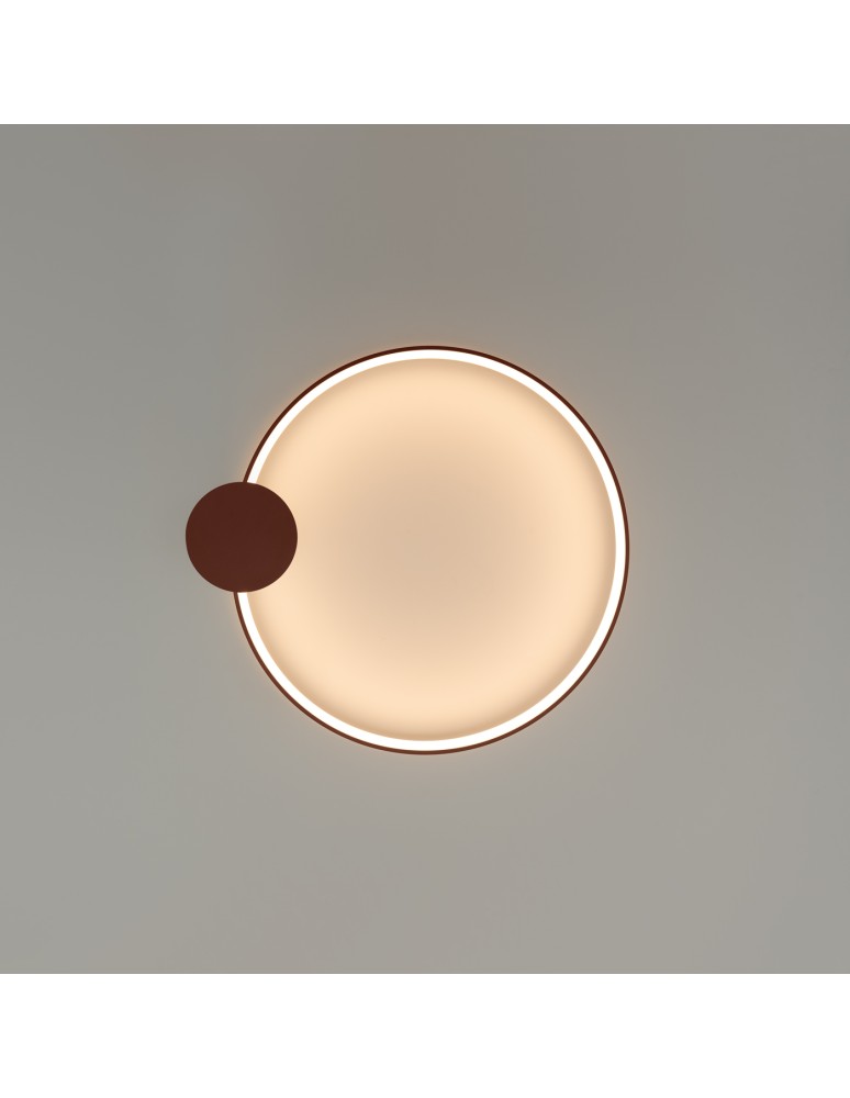 Ring ceiling lamps - Thoro Plafond RIO 55 ochre red LED 3000K TH.411 - product kolory-swiatla.pl 7