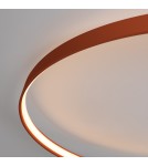 Ring ceiling lamps - Thoro Plafond RIO 55 ochre red LED 3000K TH.411 - product 8