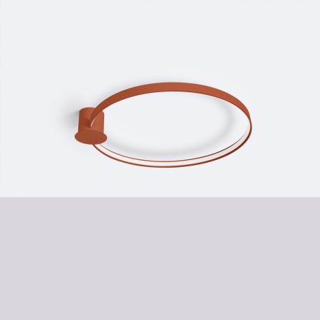 Thoro Plafon RIO 78 ochra czerwona LED 3000K TH.412