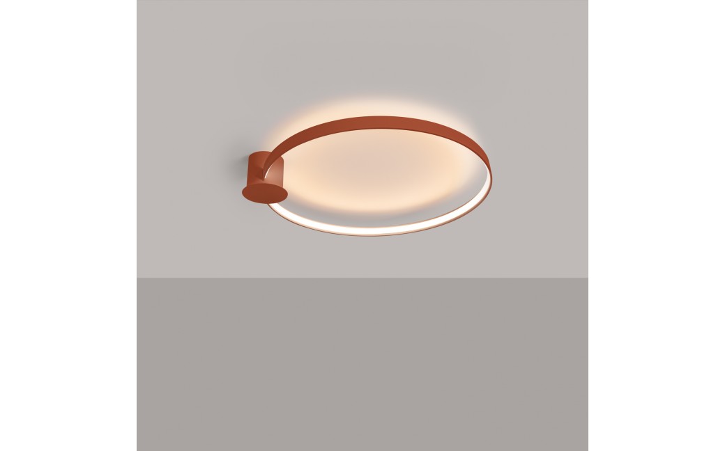 Thoro Plafon RIO 78 ochra czerwona LED 3000K TH.412