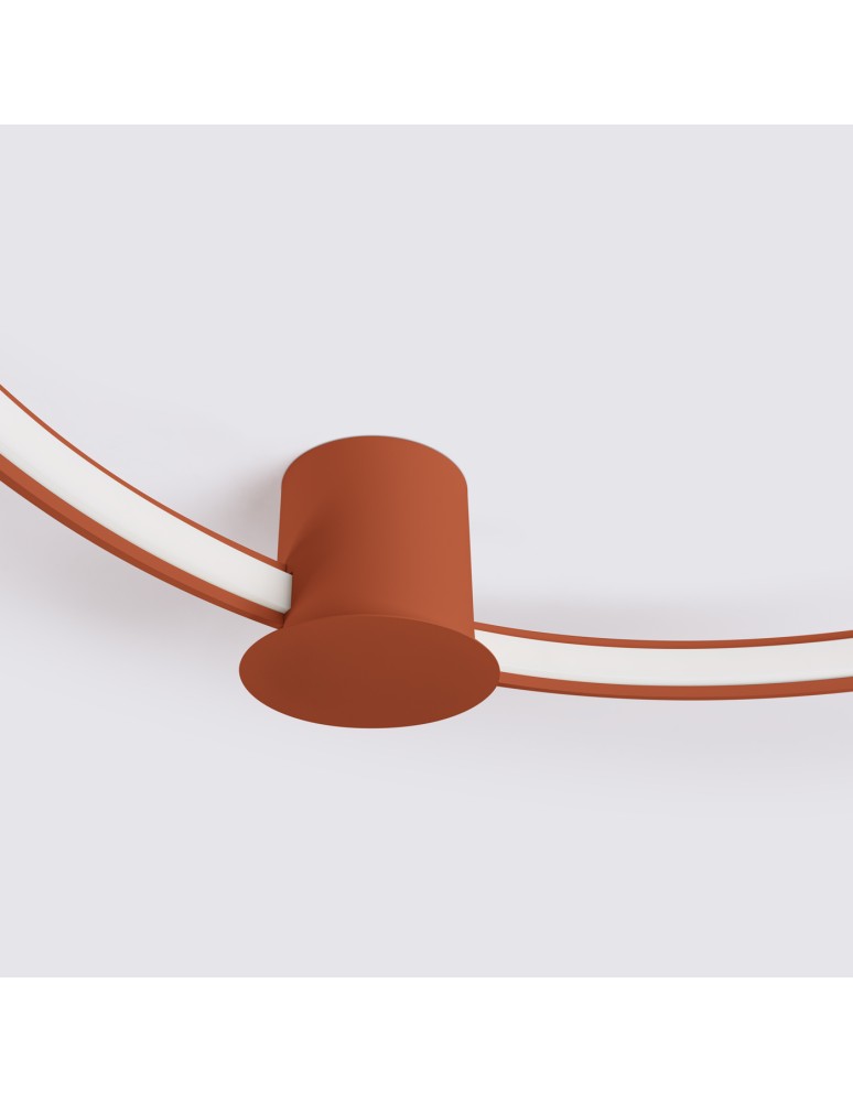 Ring ceiling lamps - Thoro Plafond RIO 78 ochre red LED 3000K TH.412 - product kolory-swiatla.pl 4