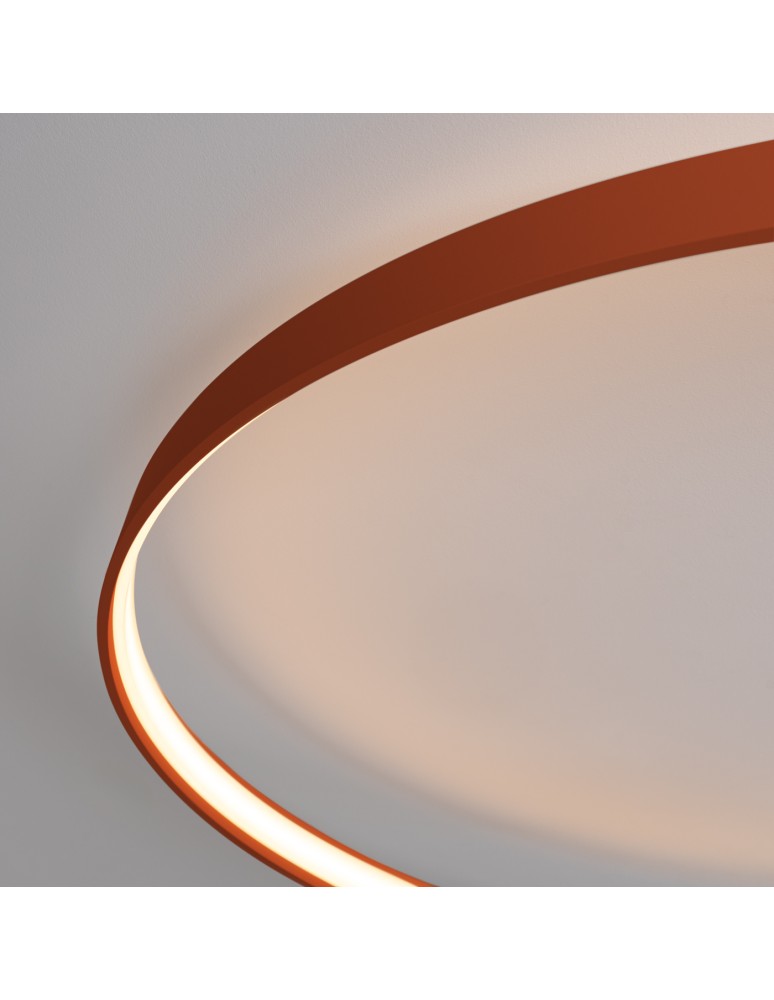 Ring ceiling lamps - Thoro Plafond RIO 78 ochre red LED 3000K TH.412 - product kolory-swiatla.pl 8