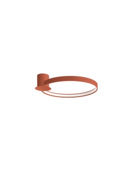 Thoro Plafond RIO 55 ochre red LED 4000K TH.414