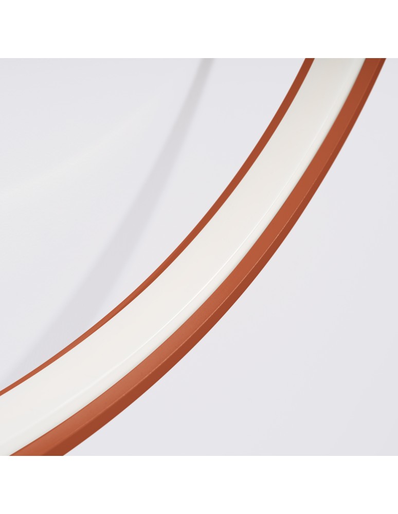 Ring ceiling lamps - Thoro Plafond RIO 78 ochre red LED 4000K TH.415 - product kolory-swiatla.pl 5