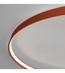 Ring ceiling lamps - Thoro Plafond RIO 78 ochre red LED 4000K TH.415 - product 8
