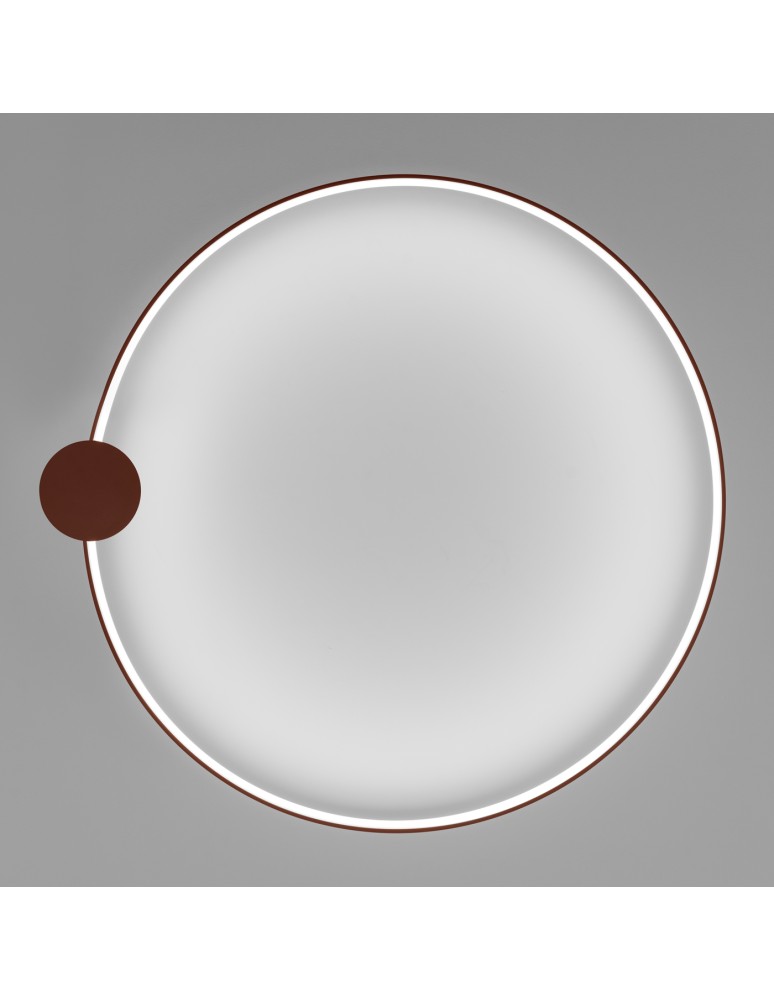 Ring ceiling lamps - Thoro Plafond RIO 110 ochre red LED 4000K TH.416 - product kolory-swiatla.pl 7