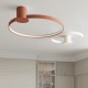 Thoro Plafon RIO 110 ochra czerwona LED 4000K TH.416
