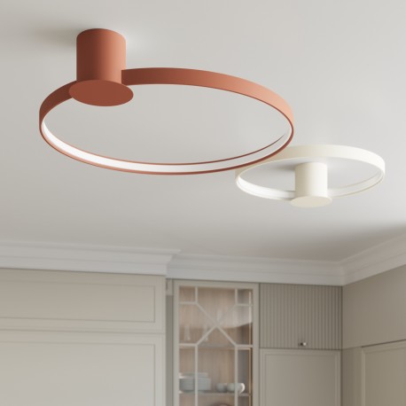 Thoro Plafon RIO 110 ochra czerwona LED 4000K TH.416