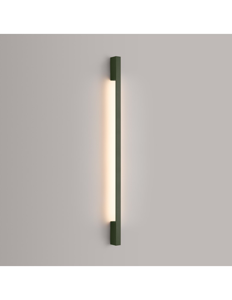 Designer wall lamps - Thoro Wall lamp SAPPO 120 olive green LED 3000K TH.421 - product kolory-swiatla.pl 3