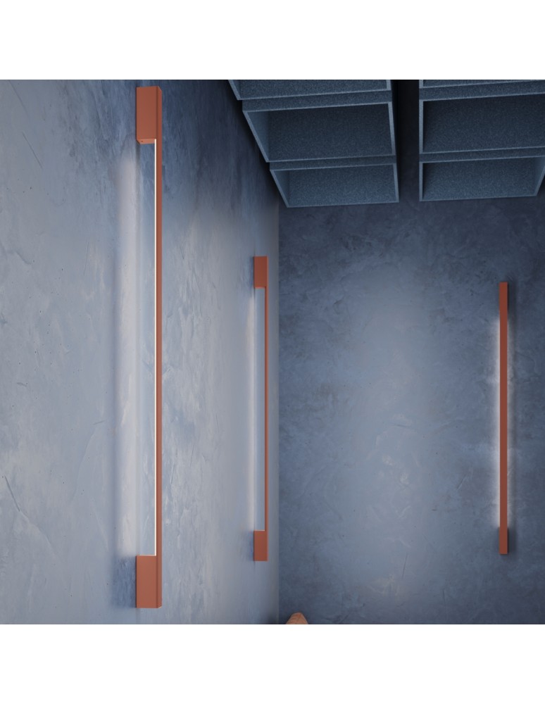 Designer wall lamps - Thoro Wall lamp SAPPO 120 ochre red LED 3000K TH.425 - product kolory-swiatla.pl 11