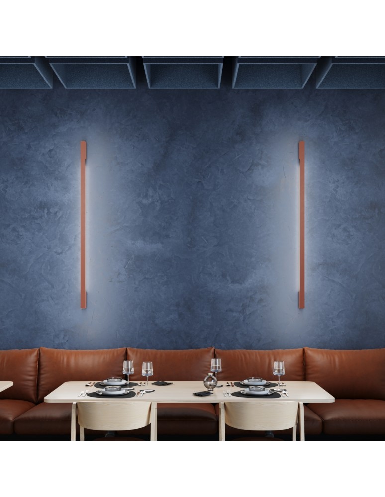 Designer wall lamps - Thoro Wall lamp SAPPO 150 ochre red LED 3000K TH.426 - product kolory-swiatla.pl 9