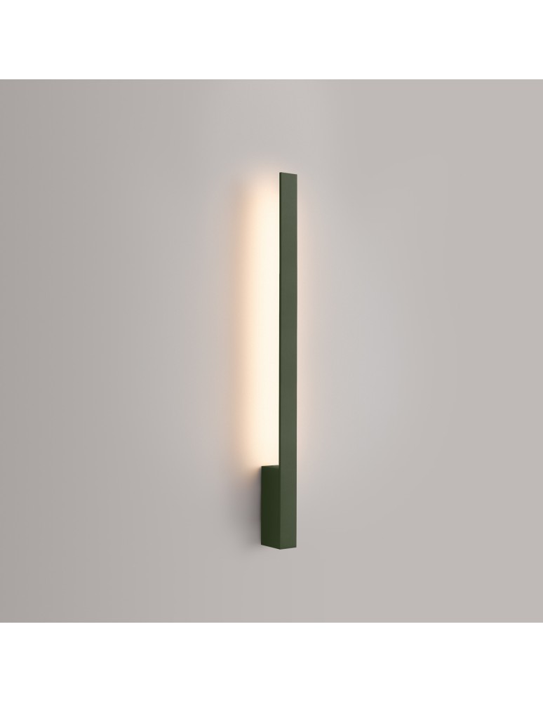 Designer wall lamps - Thoro Wall lamp LAHTI 70 olive green LED 3000K TH.436 - product kolory-swiatla.pl 3