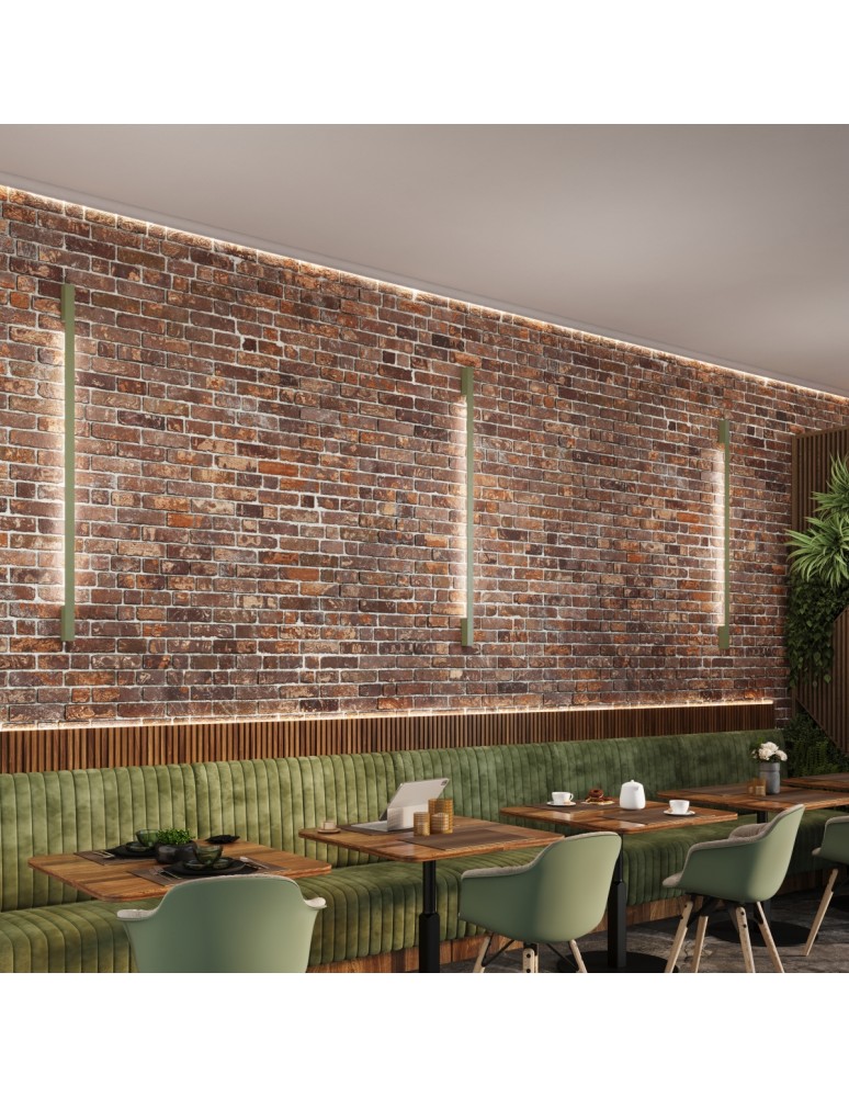 Designer wall lamps - Thoro Wall lamp LAHTI 50 olive green LED 4000K TH.438 - product kolory-swiatla.pl 10