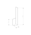 Designer wall lamps - Thoro Wall lamp LAHTI 90 ochre red LED 3000K TH.443 - product 7