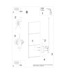 Designer wall lamps - Thoro Wall lamp LAHTI 90 ochre red LED 3000K TH.443 - product 8