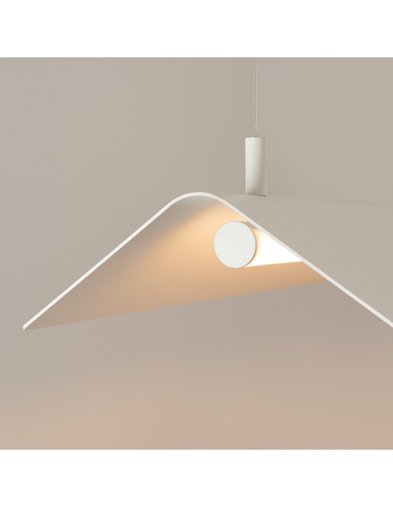 Pendant lamps over the island - Thoro pendant lamp ELVA white LED 3000K TH.447 - product kolory-swiatla.pl 5