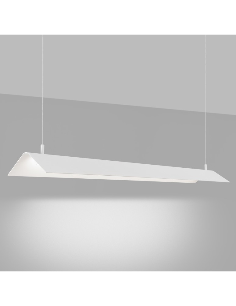 Pendant lamps over the island - Thoro pendant lamp ELVA white LED 4000K TH.448 - product kolory-swiatla.pl 3