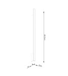 Designer wall lamps - Thoro Wall lamp LAGOM 90 white LED 3000K TH.449 - product 8