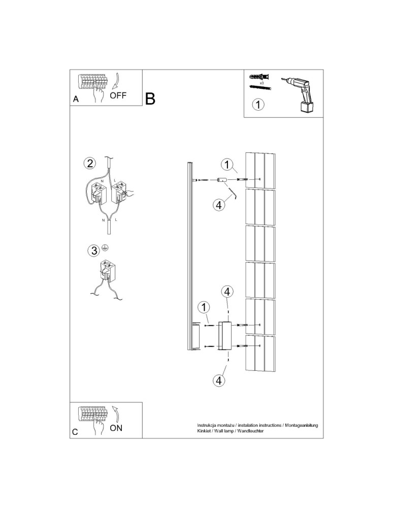 Designer wall lamps - Thoro Wall lamp LAGOM 120 white LED 3000K TH.450 - product kolory-swiatla.pl 9
