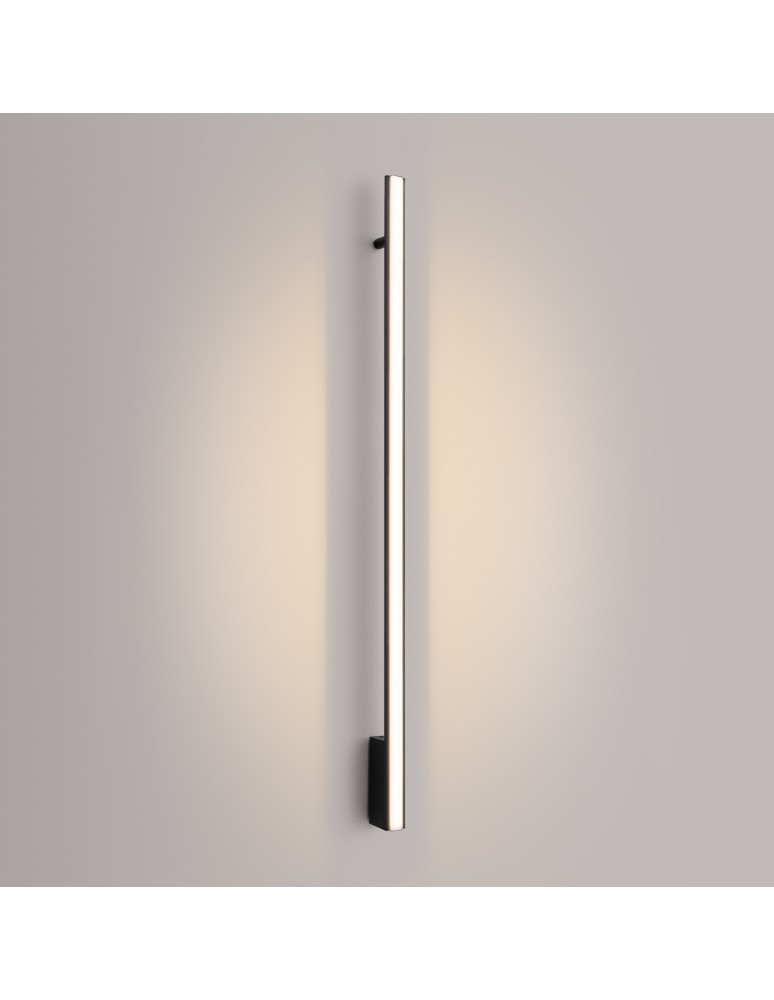 Designer wall lamps - Thoro Wall lamp LAGOM 120 black LED 3000K TH.453 - product kolory-swiatla.pl 3