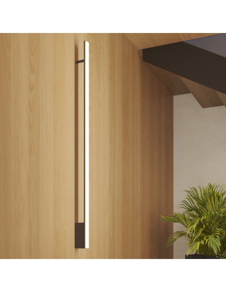 Designer wall lamps - Thoro Wall lamp LAGOM 120 black LED 3000K TH.453 - product kolory-swiatla.pl 15