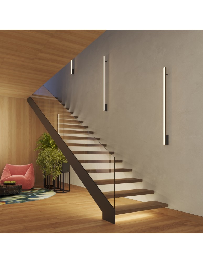 Designer wall lamps - Thoro Wall lamp LAGOM 150 black LED 3000K TH.454 - product kolory-swiatla.pl 14