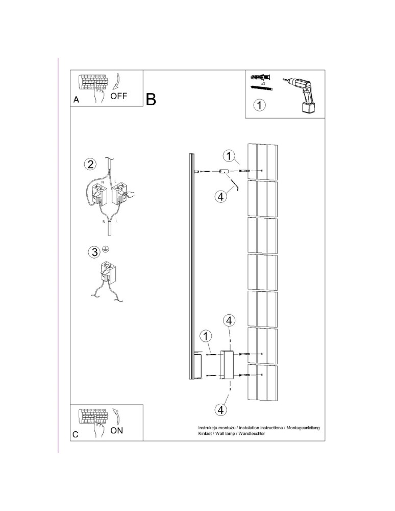 Designer wall lamps - Thoro Wall lamp LAGOM 150 beige LED 3000K TH.460 - product kolory-swiatla.pl 9