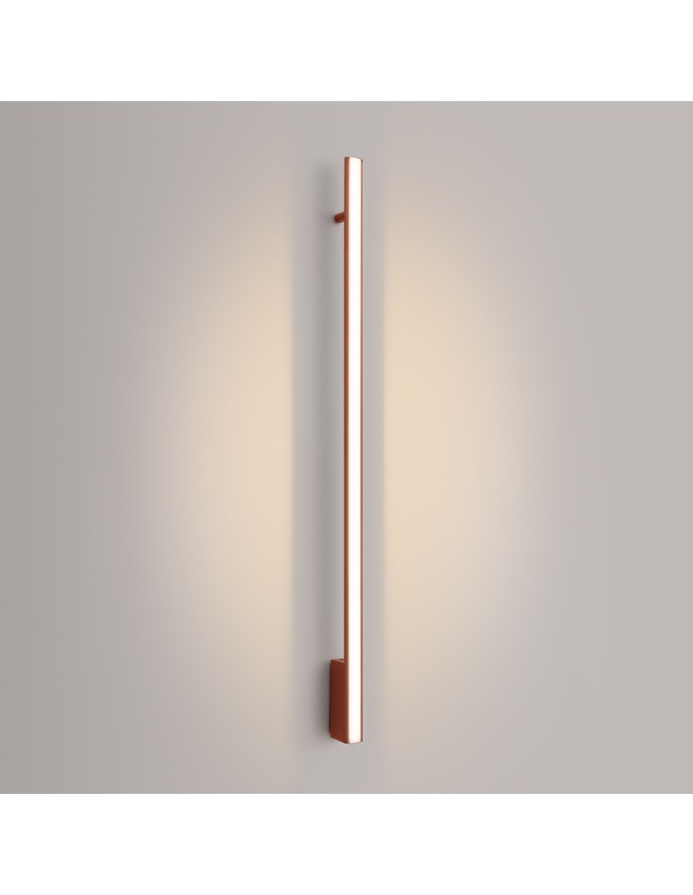 Designer wall lamps - Thoro Wall lamp LAGOM 120 ochre red LED 3000K TH.465 - product kolory-swiatla.pl 3