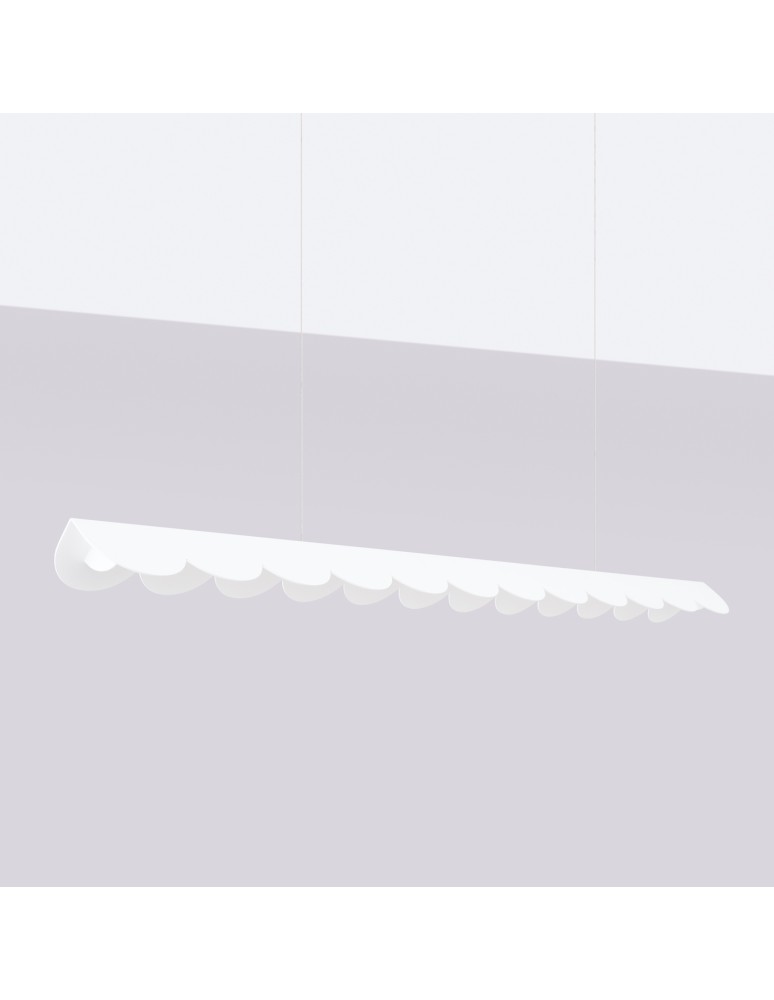 Pendant lamps over the island - Thoro BISCUIT pendant lamp white LED 3000K TH.467 - product kolory-swiatla.pl 2