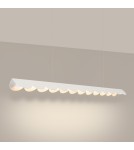 Pendant lamps over the island - Thoro BISCUIT pendant lamp white LED 3000K TH.467 - product 3