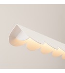 Pendant lamps over the island - Thoro BISCUIT pendant lamp white LED 3000K TH.467 - product 4