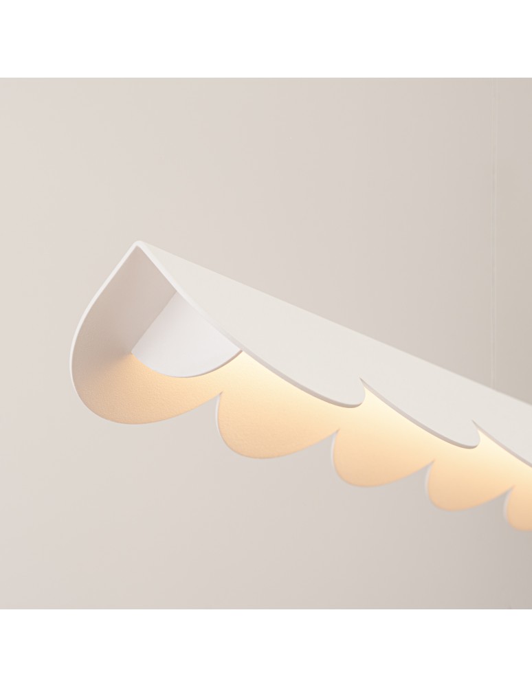 Pendant lamps over the island - Thoro BISCUIT pendant lamp white LED 3000K TH.467 - product kolory-swiatla.pl 4