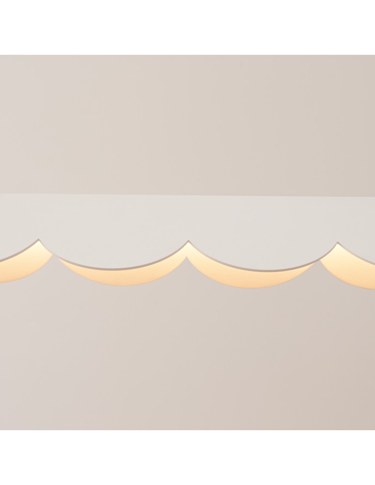 Pendant lamps over the island - Thoro BISCUIT pendant lamp white LED 3000K TH.467 - product kolory-swiatla.pl 5