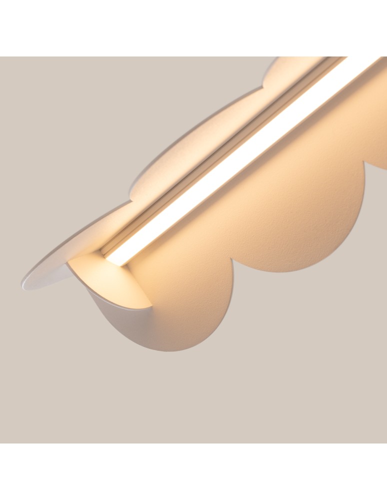 Pendant lamps over the island - Thoro BISCUIT pendant lamp white LED 3000K TH.467 - product kolory-swiatla.pl 6