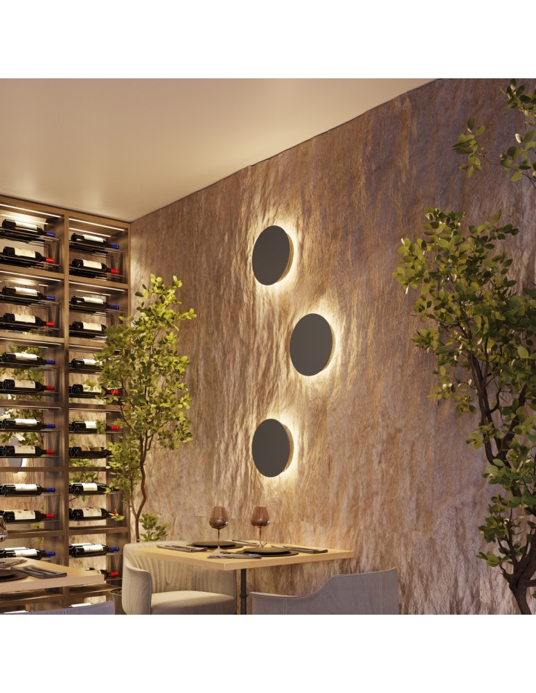 Designer wall lamps - Thoro Wall lamp BORGEN black LED 3000K TH.469 - product kolory-swiatla.pl 14