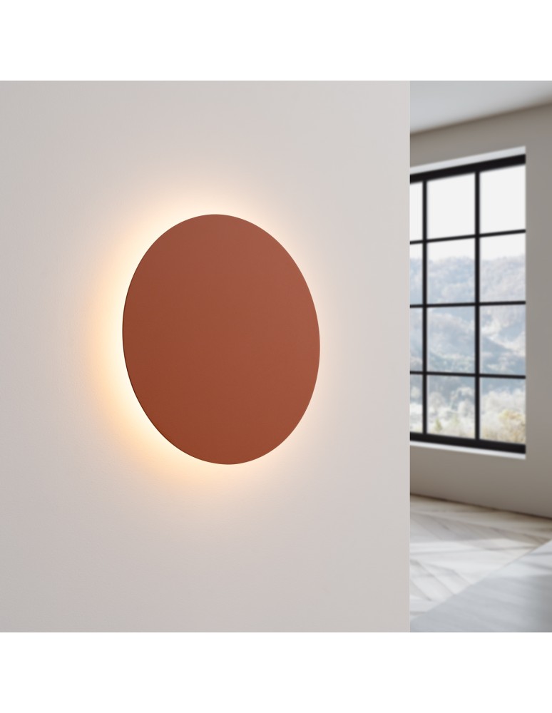 Designer wall lamps - Thoro Wall lamp BORGEN ochre red LED 3000K TH.473 - product kolory-swiatla.pl 3