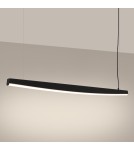 Pendant lamps over the island - Thoro pendant lamp JORUN 150 black LED 3000K TH.475 - product 3