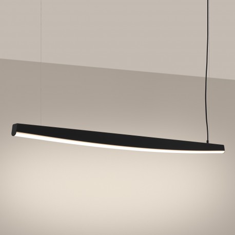 Thoro Lampa wisząca JORUN 150 czarna LED 3000K TH.475