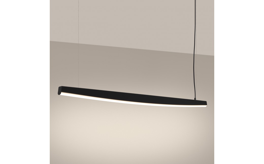 Thoro Lampa wisząca JORUN 150 czarna LED 3000K TH.475