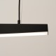 Thoro Lampa wisząca JORUN 150 czarna LED 3000K TH.475