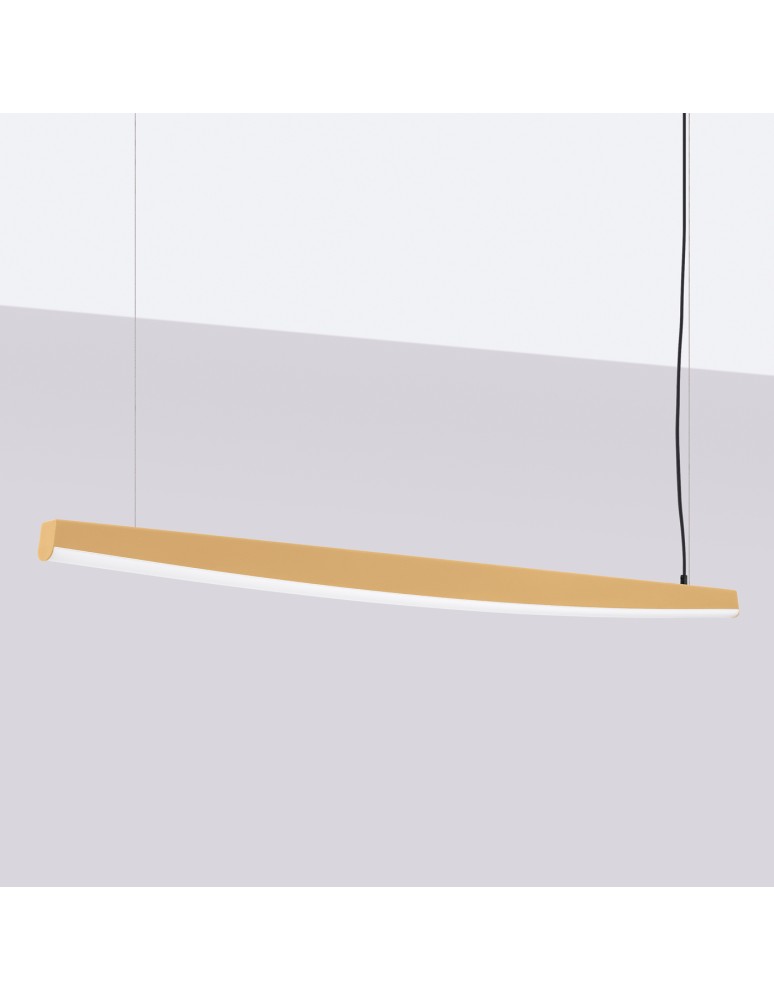 Pendant lamps over the island - Thoro pendant lamp JORUN 150 gold LED 3000K TH.476 - product kolory-swiatla.pl 2
