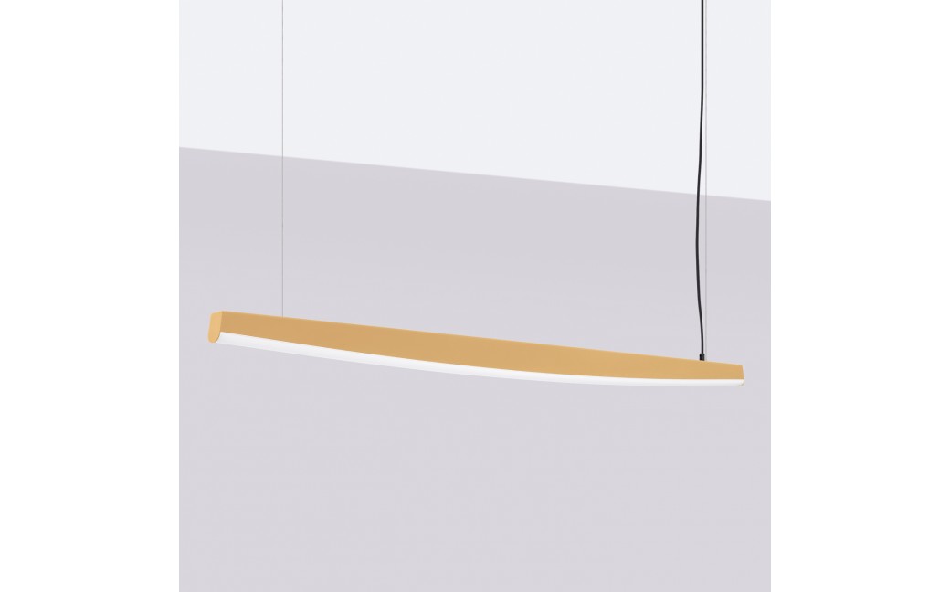 Thoro Lampa wisząca JORUN 150 złota LED 3000K TH.476